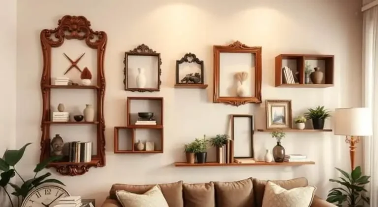 Multifunctional Shelves Organize and Decorate at the Same Time