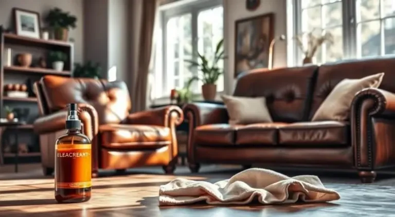 clean and maintain leather furniture
