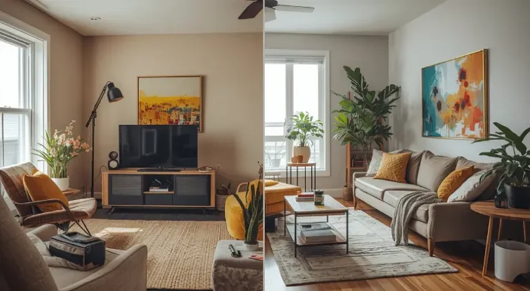 Small Apartment Makeover Studio to Stylish in 48 Hours