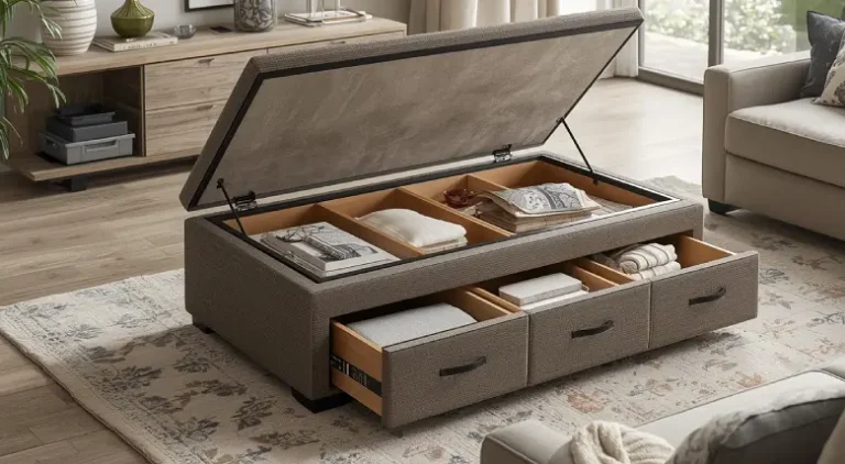 Coffee Tables with Storage Hidden Solutions for Small Spaces